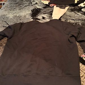 Black womens sweatshirt 2xl